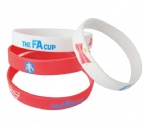 cheap customized logo silicone wristband for trade fair